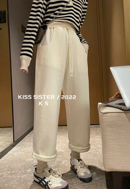 【KISS SISTER】Korean style simple all-match casual pants 22Y9618