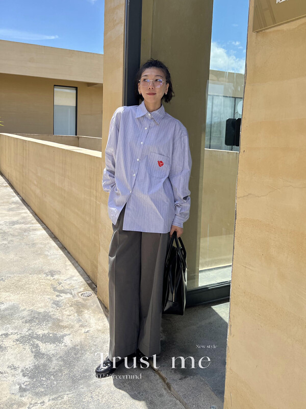 【TRUSTME】Korean version of simple commuter all-match casual pants 40074