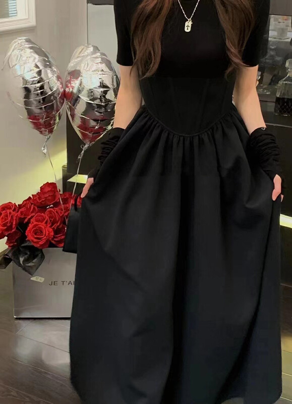 Autumn is new! [MI] Korean style French dress (with sleeves) 1532# PCZ