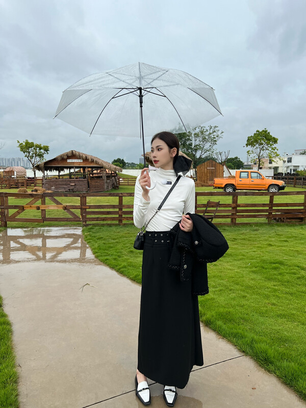 New in early autumn! [FEIMAO (YIMAO)] long-sleeved pullover solid color bottoming shirt YM-8420# LSL
