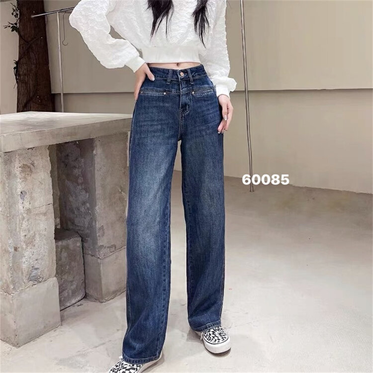 New in autumn! [OKD] Elasticity mopping thin all-match jeans 60085# GY