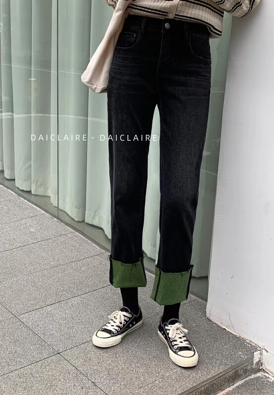 Autumn models are new! [Strict selection of buyers - Dai Jiaer] Korean style all-match skinny jeans 60082# CL