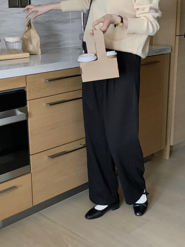 New in early winter!【T.G】Korean version of velvet thick casual trousers 15812# CLS