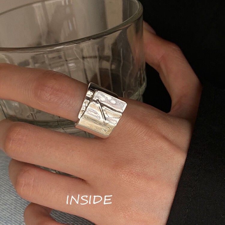 【INSIDE】Dark series simple and fashionable exquisite ring (with box randomly distributed) J3550# ZXL