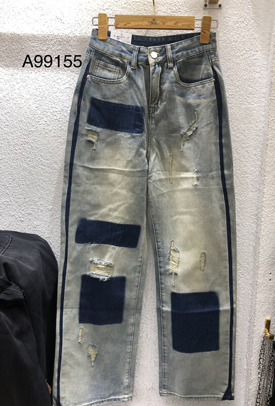 New in autumn! [QUEEN QUEEN] Korean all-match trend jeans A99155# OZQ