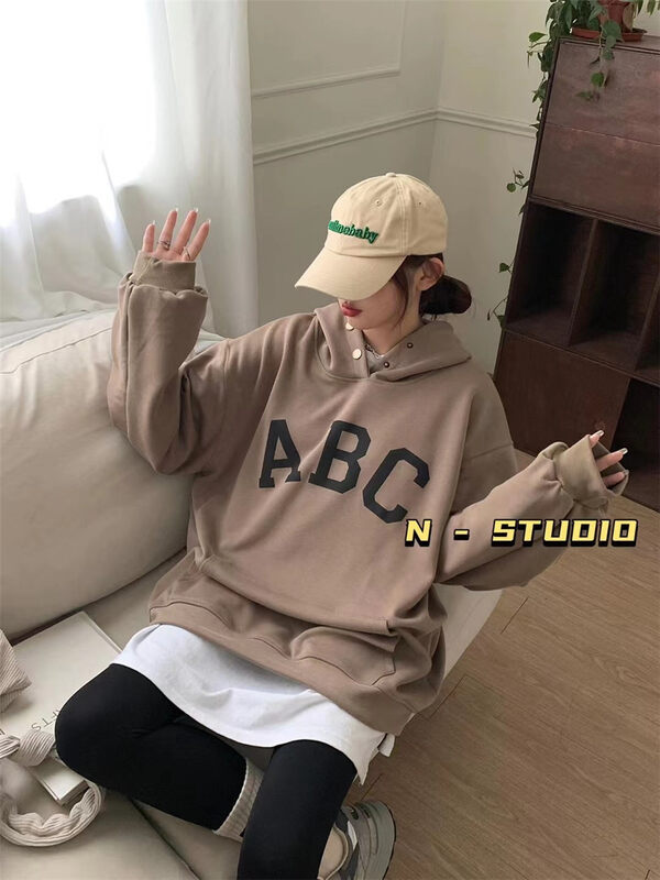 New Autumn! [N] Letter Printed Pullover Sweater Q234# WTT