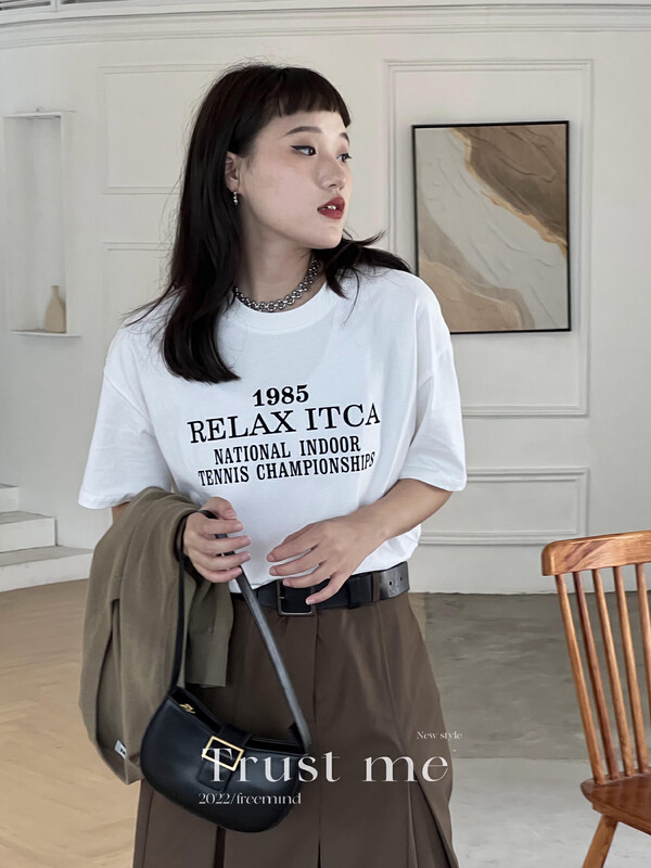 【TRUSTME】Short-sleeved T-shirt 40193