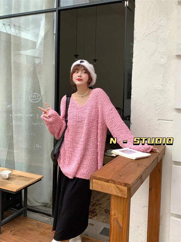 New in autumn!【N】soft pullover all-match warm sweater YS1-M0049# WTT