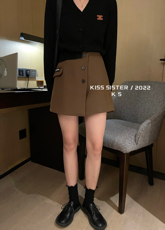 【KISS SISTER】Korean version all-match slim culottes 22A9813