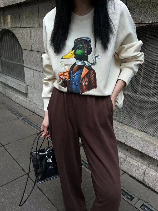[RAINBOW] Explosive Funny Platypus Graffiti Sweater 08519