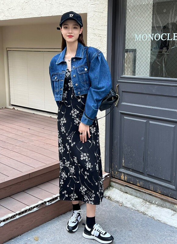 New in early autumn! [TABMINI] Korean fashion all-match denim jacket Q11063-A# WPL