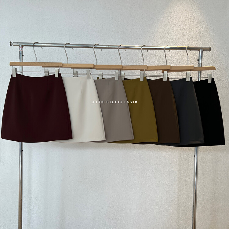 【JUICE】Basic Versatile Imitation Skirt Safety Pants L561