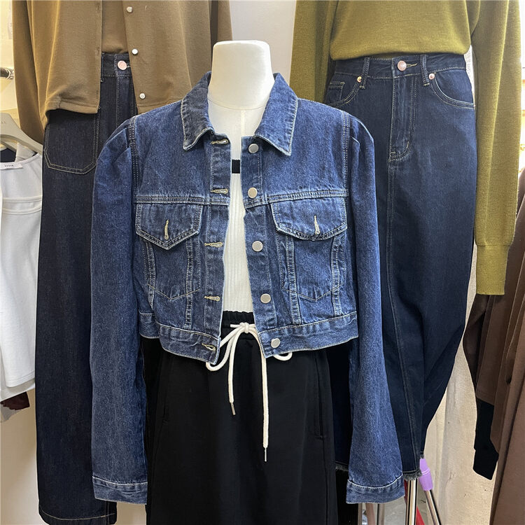 New in autumn! [SUSAN] Korean version slimming and versatile denim jacket su7028# LSW