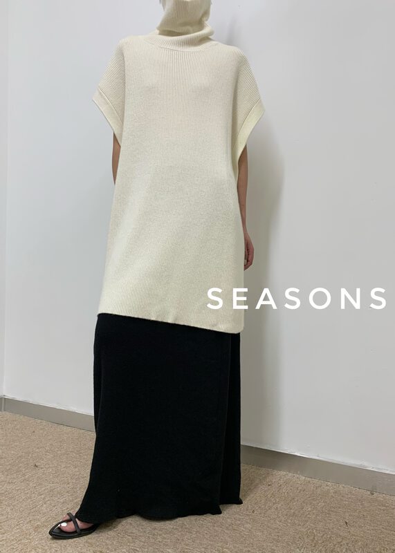 New in autumn!【SEASONS】High waist loose all-match vest 8863# XYJ