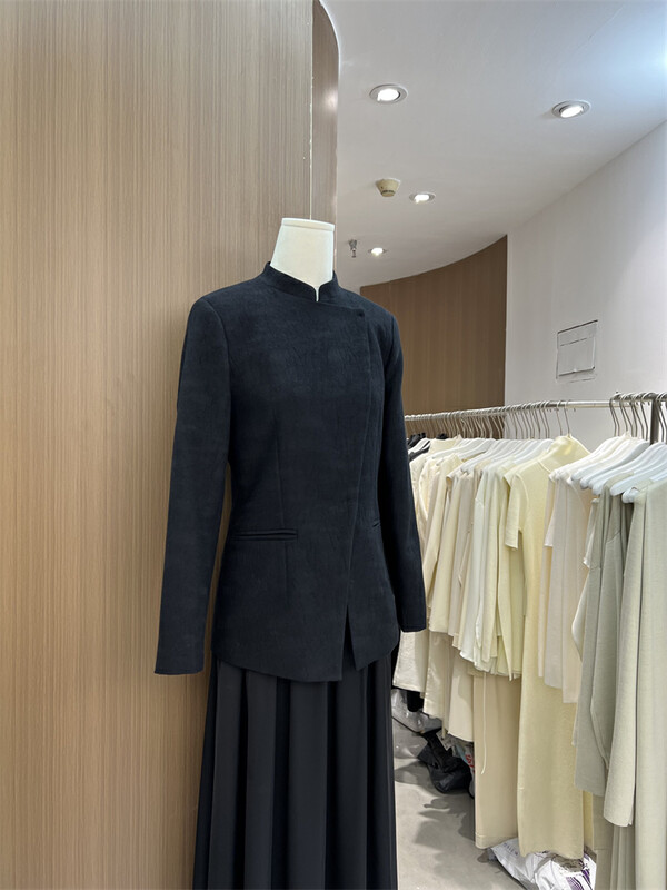 New in autumn! [SEASONS] Design fashion loose short coat 66166# XYJ
