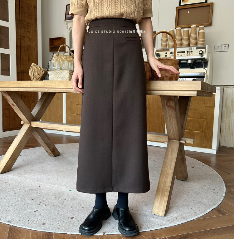 [JUICE] Thickened suit skirt N0012