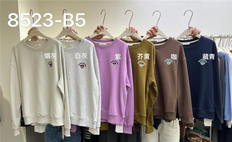 New in autumn! [FEIDING] Bear embroidery Korean casual sweater YS2-8523# CLS