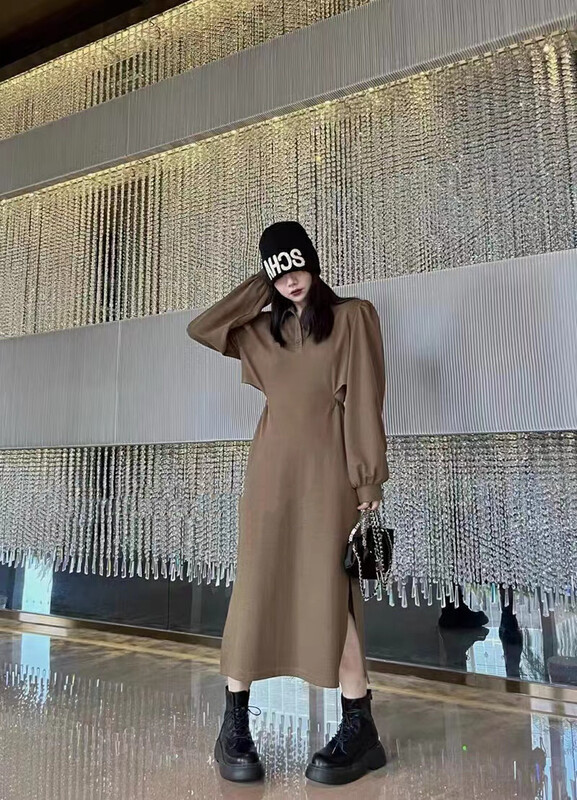 [RAINBOW] The high-street big-name royal sister style dress has a super good texture 09116