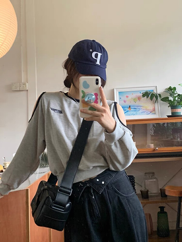 New in autumn!【LAB EEDA】Fashionable casual off-the-shoulder sweater W25698# OZQ