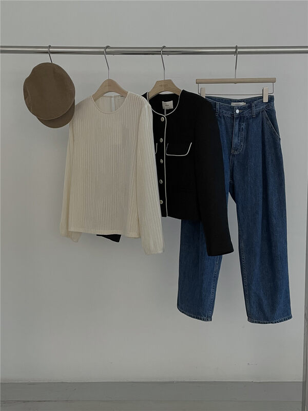 New in autumn!【FEIDING】All-match fashion casual shirt YS1-8528# CLS