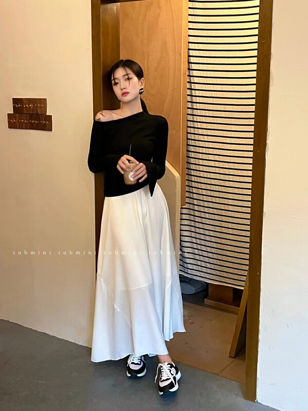 New in early autumn! [TABMINI] A-slim skirt Q11160-F# WPL