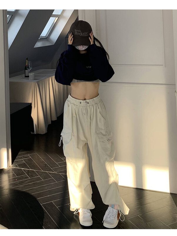 New in early autumn! [LAB EEDA] Elastic waist drawstring overalls casual pants K243# OZQ