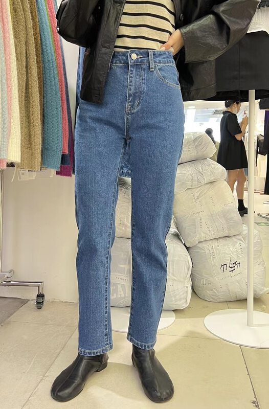 New in autumn! [FEIDING] Versatile, slim and stylish jeans 5211# CLS