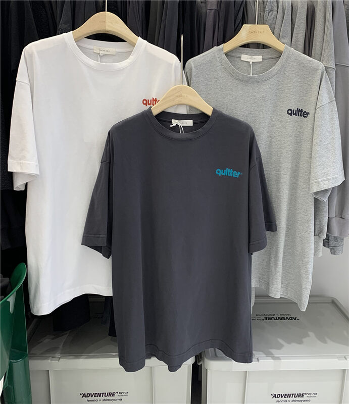New in autumn!【SANBARA】Fashion letter loose short-sleeved T-shirt 9803# LSW