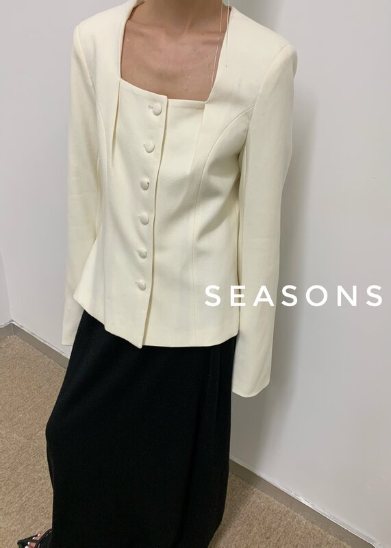 Autumn is new! [SEASONS] Casual Simple Fashion Short Jacket 66173# XYJ