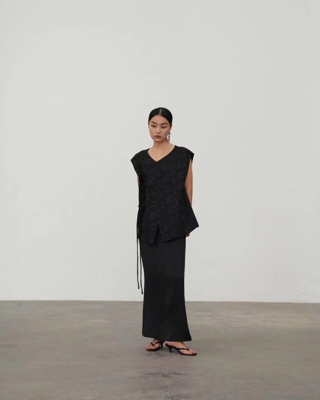 New in early autumn! [SEASONS] niche fashion all-match vest 66131# XYJ
