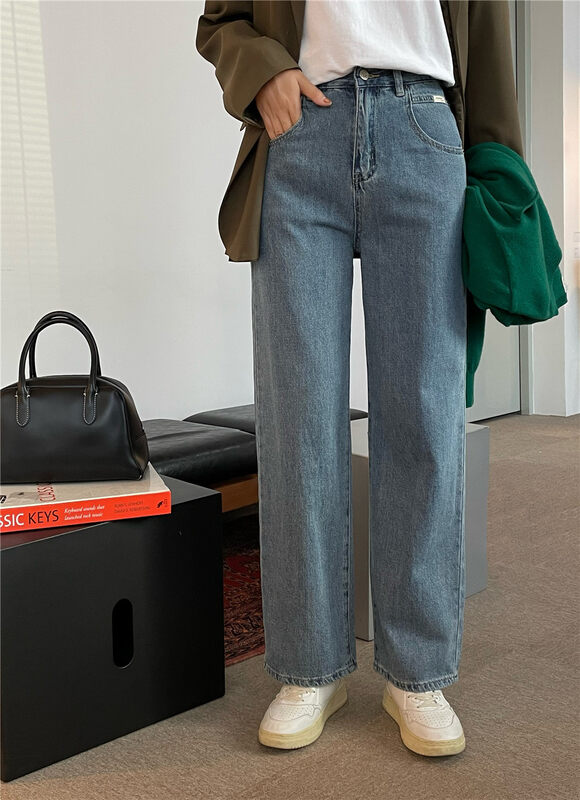 New in autumn!【FEIDING】Korean straight-fit jeans YS3-6211# CLS