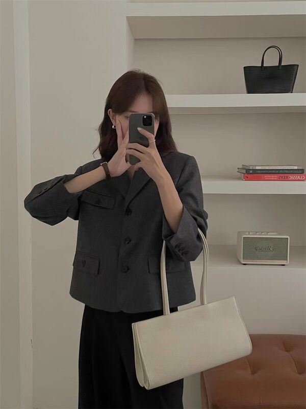 New in autumn! [FEIDING] Commuter fashion temperament long-sleeved suit YS3-6659# CLS
