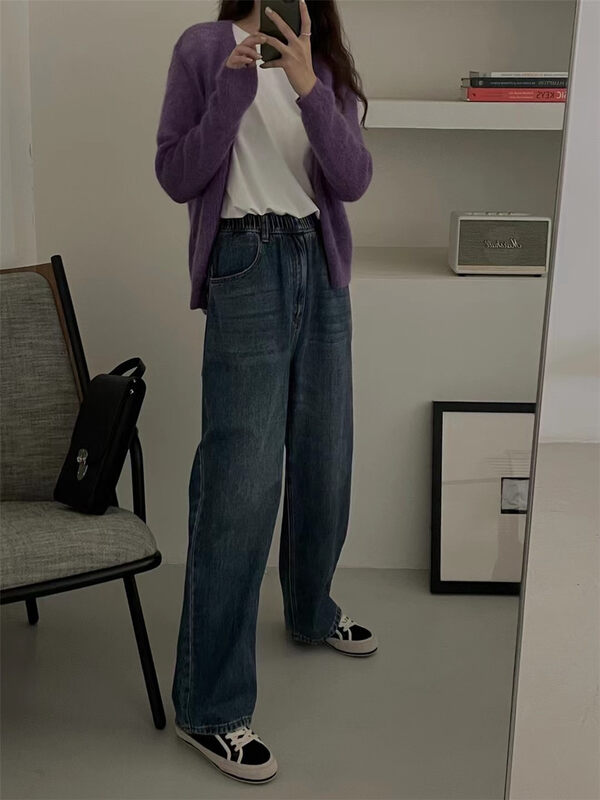 New in autumn!【FEIDING】Korean style straight slim all-match jeans YS1-6230# CLS