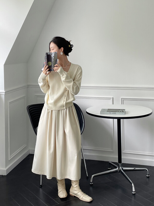 New in early autumn!【TABMINI】Fresh and fashionable high waist loose and slim skirt Q11096-G# WPL