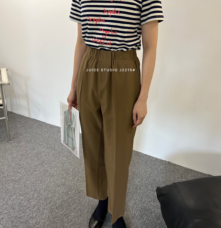 【JUICE】All-match casual trousers elastic FJ2215