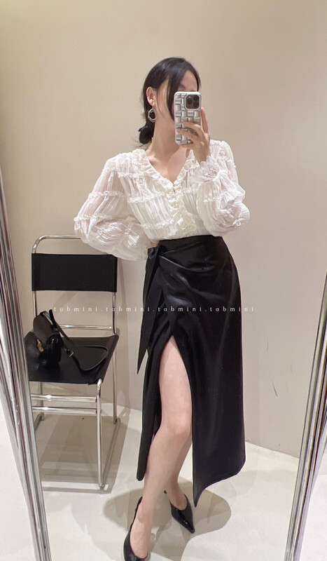 New in autumn!【TABMINI】High waist slim skirt Q11133-G# WPL