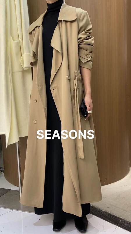 New in early autumn! [SEASONS] generous temperament loose windbreaker 66126# XYJ