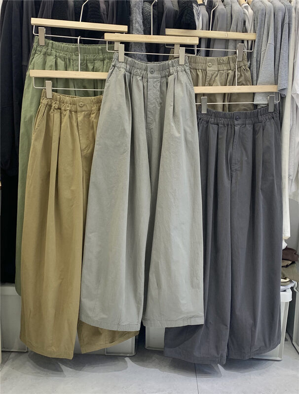 New in autumn! [SANBARA] Versatile wide-leg overalls casual pants 9797# LSW