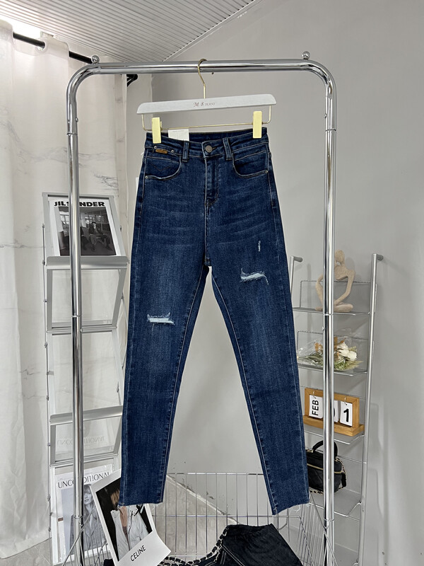 Original price 73.32! New in autumn! [M8 denim] fashionable and thin all-match jeans 51663-1# JHY