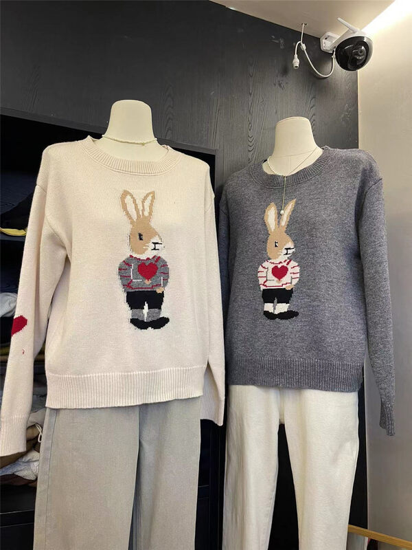 New in autumn! [SUSAN] Korean version age-reducing all-match rabbit warm sweater 81738# LSW