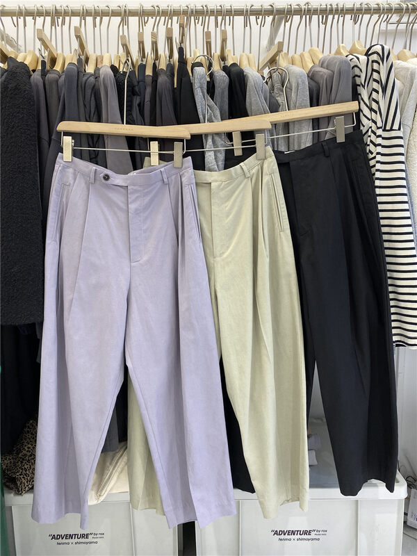 New in autumn!【SANBARA】High waist slim all-match trousers 9771# LSW