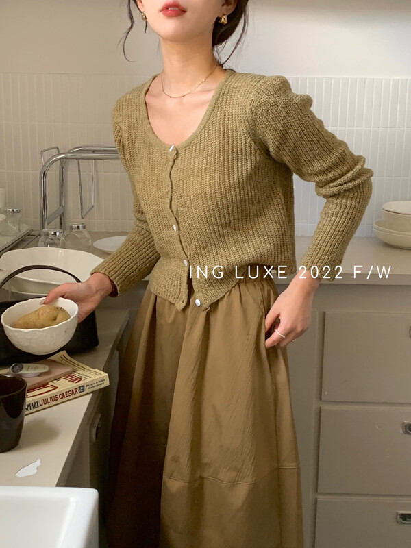 【ING】Knit sweater w3741