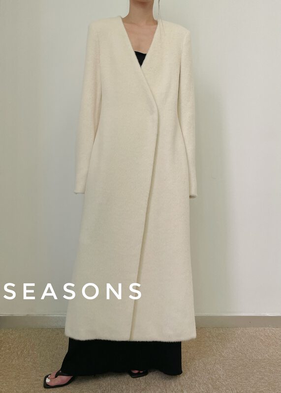 New in autumn! [SEASONS] Korean simple loose casual coat 66180# XYJ