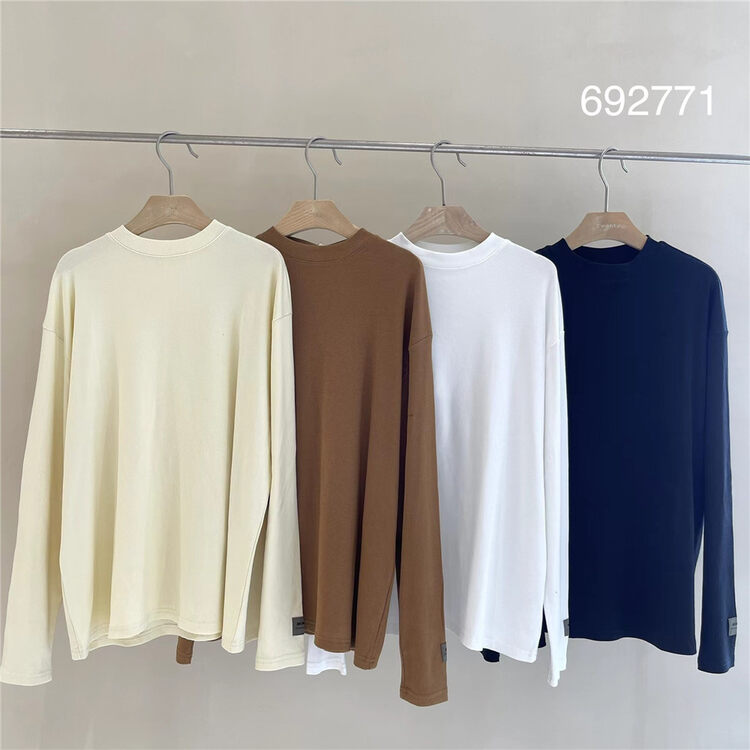 New in autumn! [TWENTY wood printing] slim and comfortable long-sleeved T-shirt 692771# L