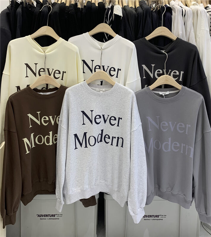 New in early autumn! [SANBARA] Korean version of the pullover printed sweater 9738# LSW