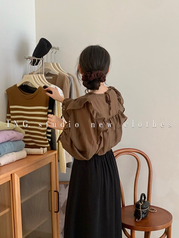【ING】French Sweet Fungus Shirt 8020
