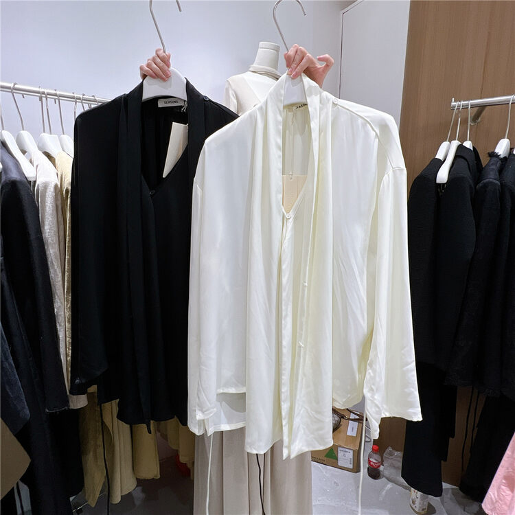 New in early autumn! [SEASONS] Vertical fashion shirt 66108# XYJ