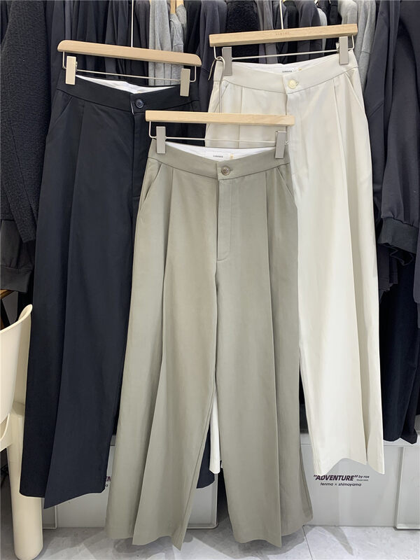 New in autumn! [SANBARA] Japanese simple all-match casual pants 9732# LSW