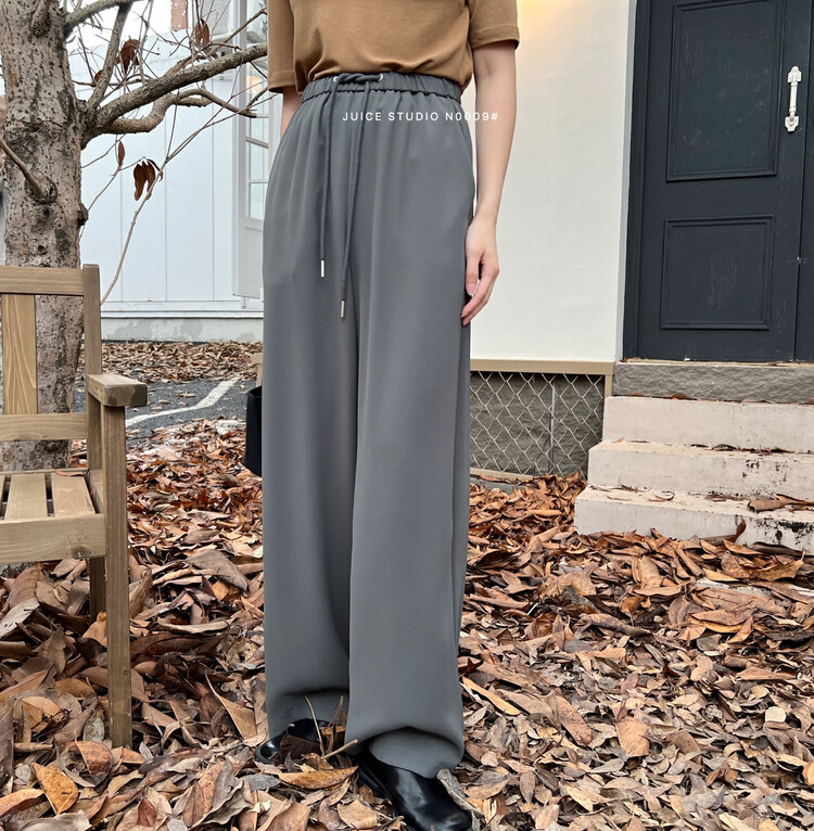 Original price 53.01! [JUICE] Korean elastic slimming minimalist casual pants N0009