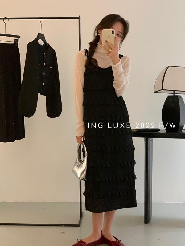 【ING】French Super Fairy Lace Dress 8157